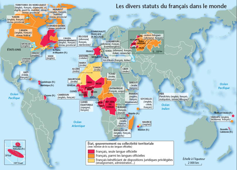 francophone map